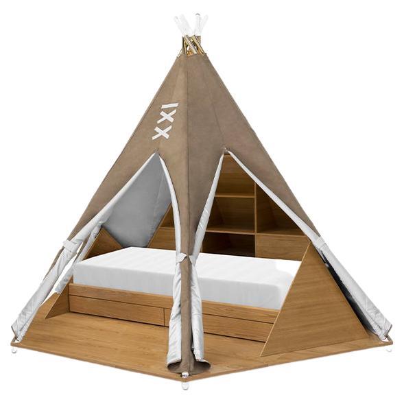 Teepee Room Kids bed with storage compartments by Circu Magical Furniture For Sale