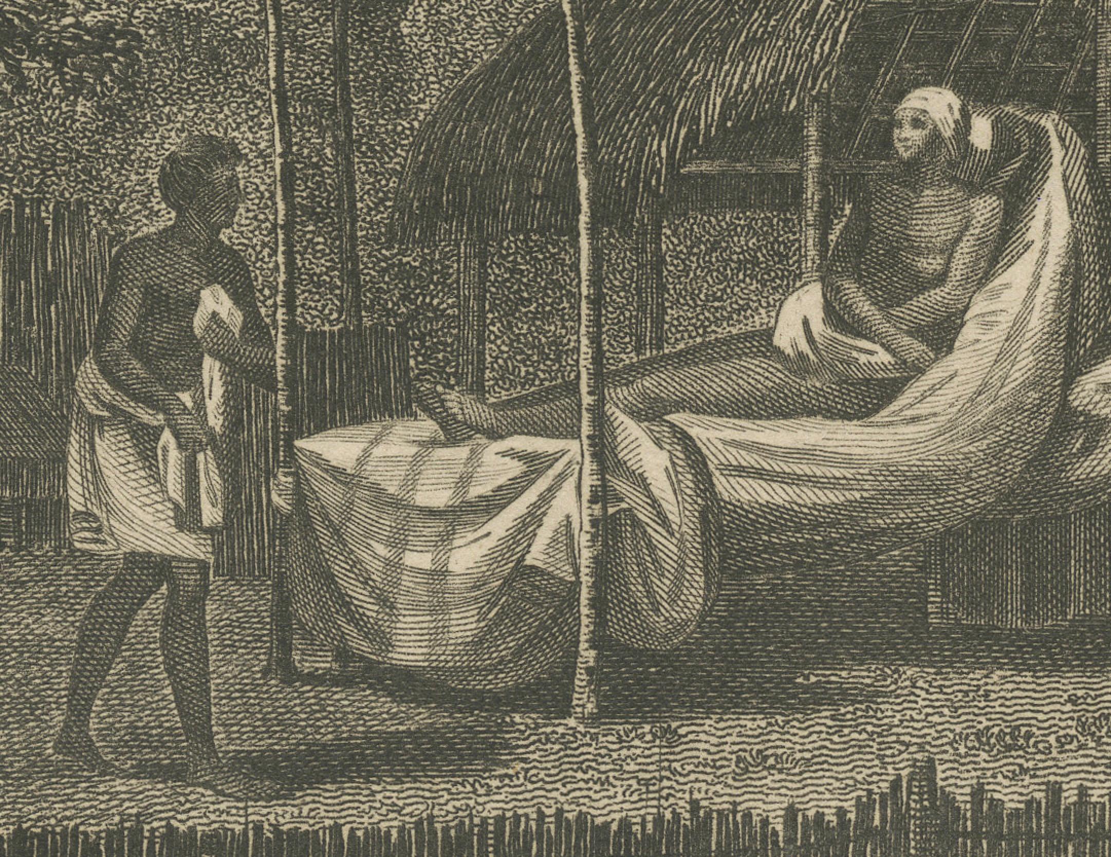 Le repos éternel de Tee : The Embalmed Chief of Otaheite or Tahiti, circa 1800 Bon état - En vente à Langweer, NL