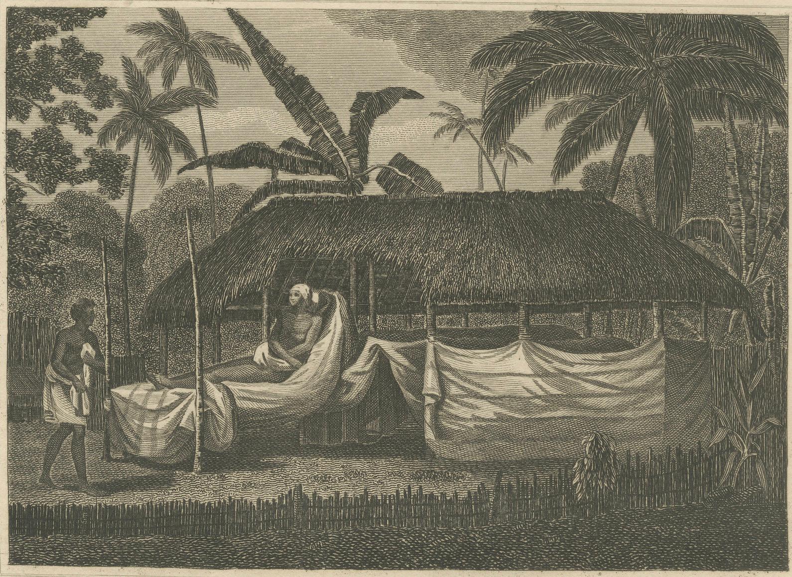 19th Century Tee's Eternal Rest: The Embalmed Chief of Otaheite or Tahiti, circa 1800 For Sale
