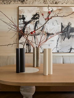 Tefra Ceramic Vase Cinder By Greg Natale