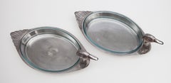 Teghini Silver Plated Duck Platter Italy 1975