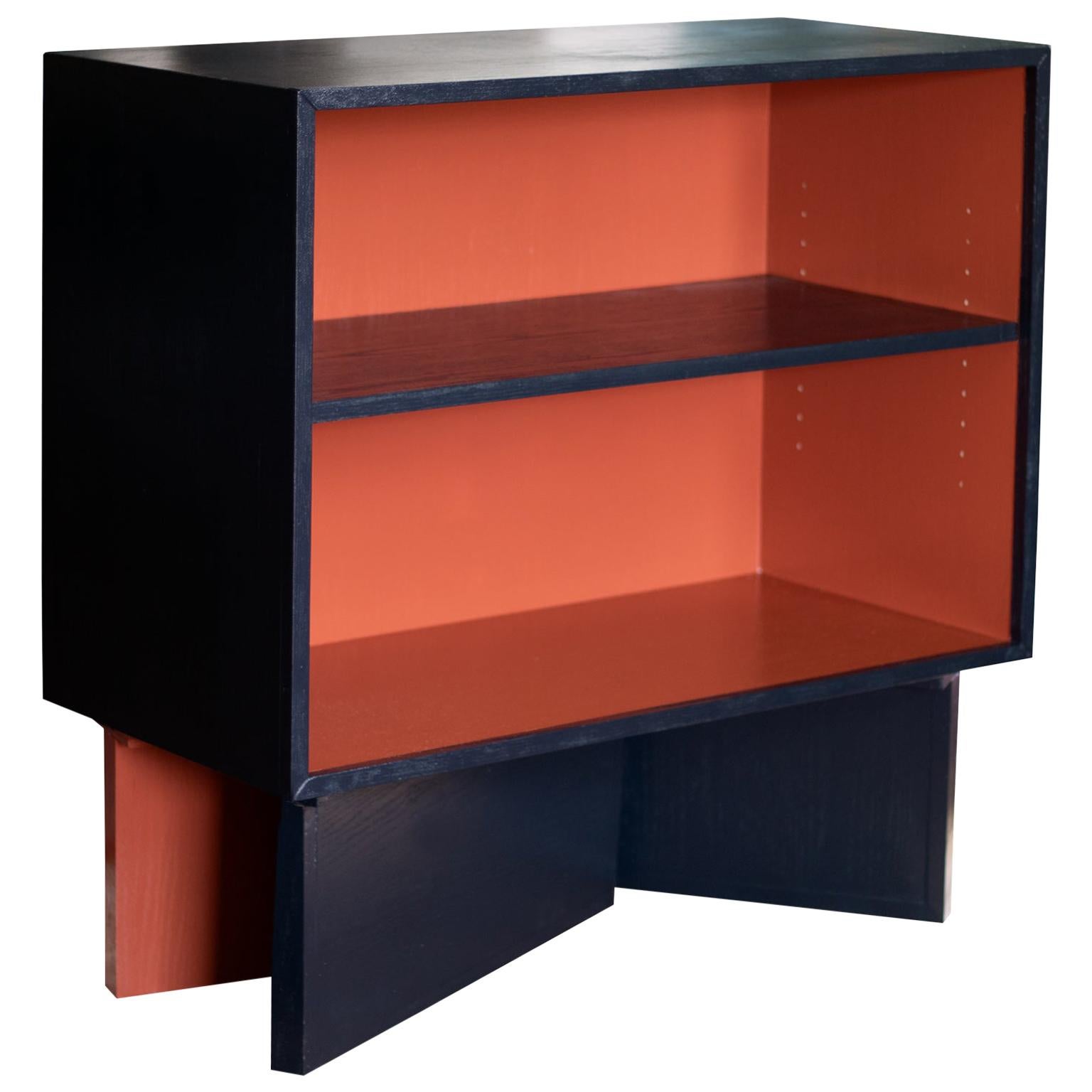 Tegmark Open Front Cabinet with Hi Gloss Enamel Finish For Sale