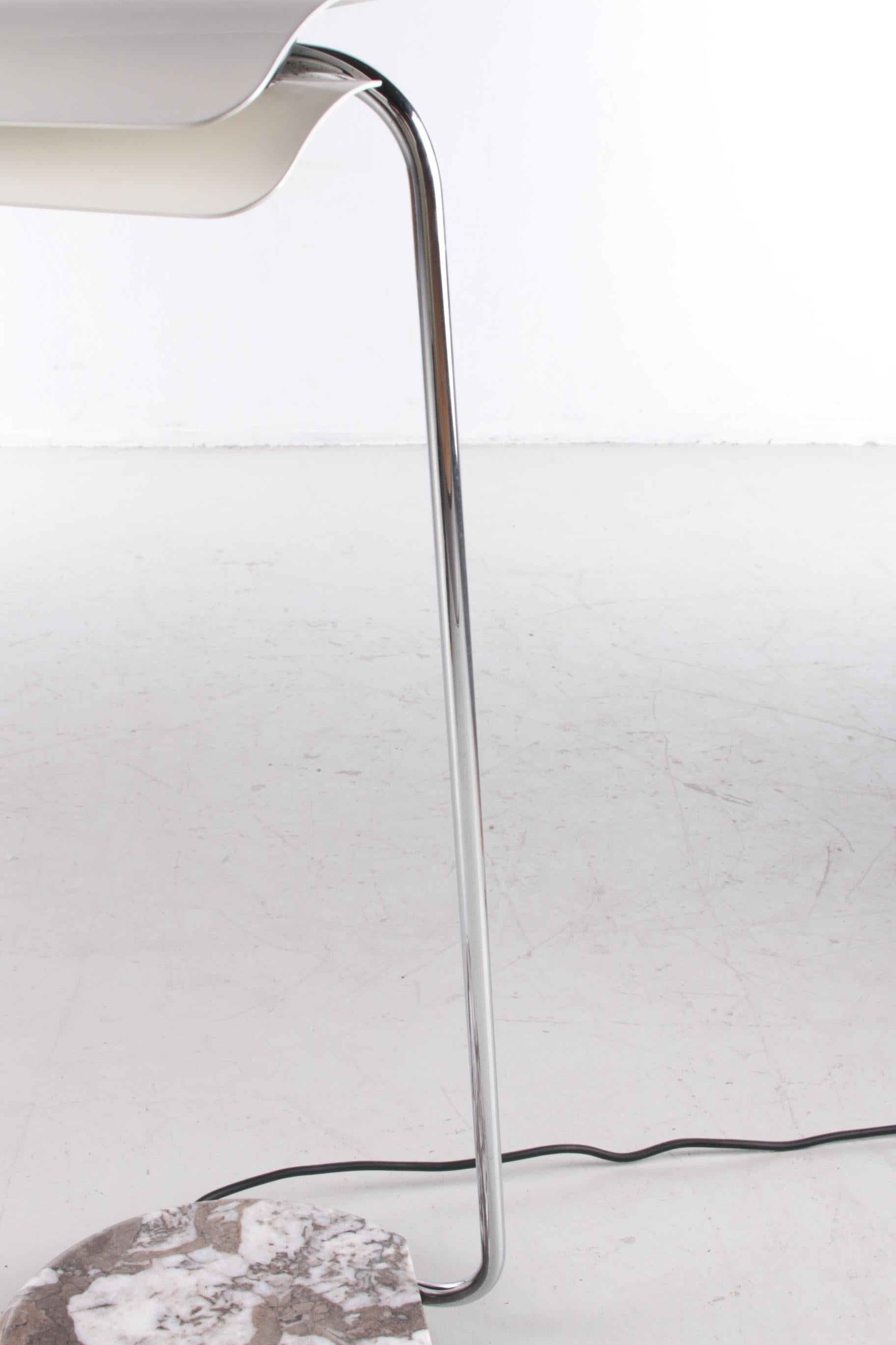Metal Tegola Table Lamp by Bruno Gecchelin for Skipper and Pollux, 1970s For Sale