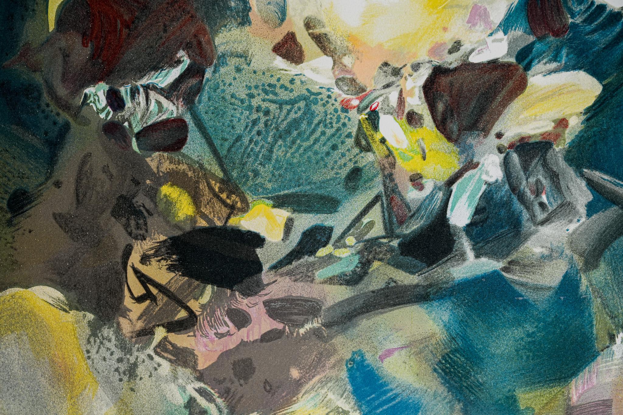 Vibrierende Freiheit 67/150, Druckserie Nr. 4 – Print von Teh-Chun Chu