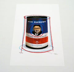 Tehos - Kim Supreme, Técnica mixta sobre papel