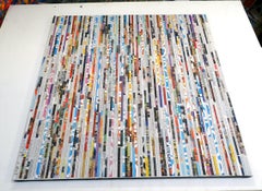 Tehos - La otra línea, Técnica mixta sobre lienzo