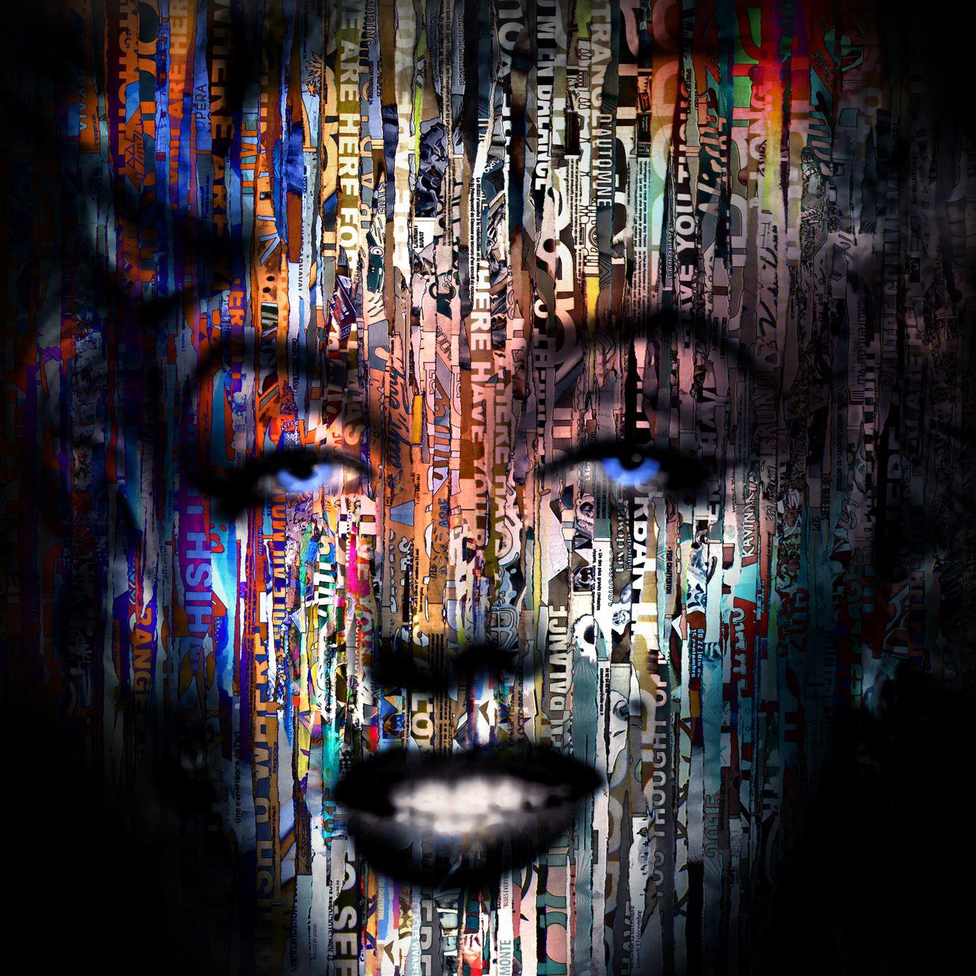 Tehos - Million dollar baby, Digital sobre papel - Print de Tehos Frederic Camilleri
