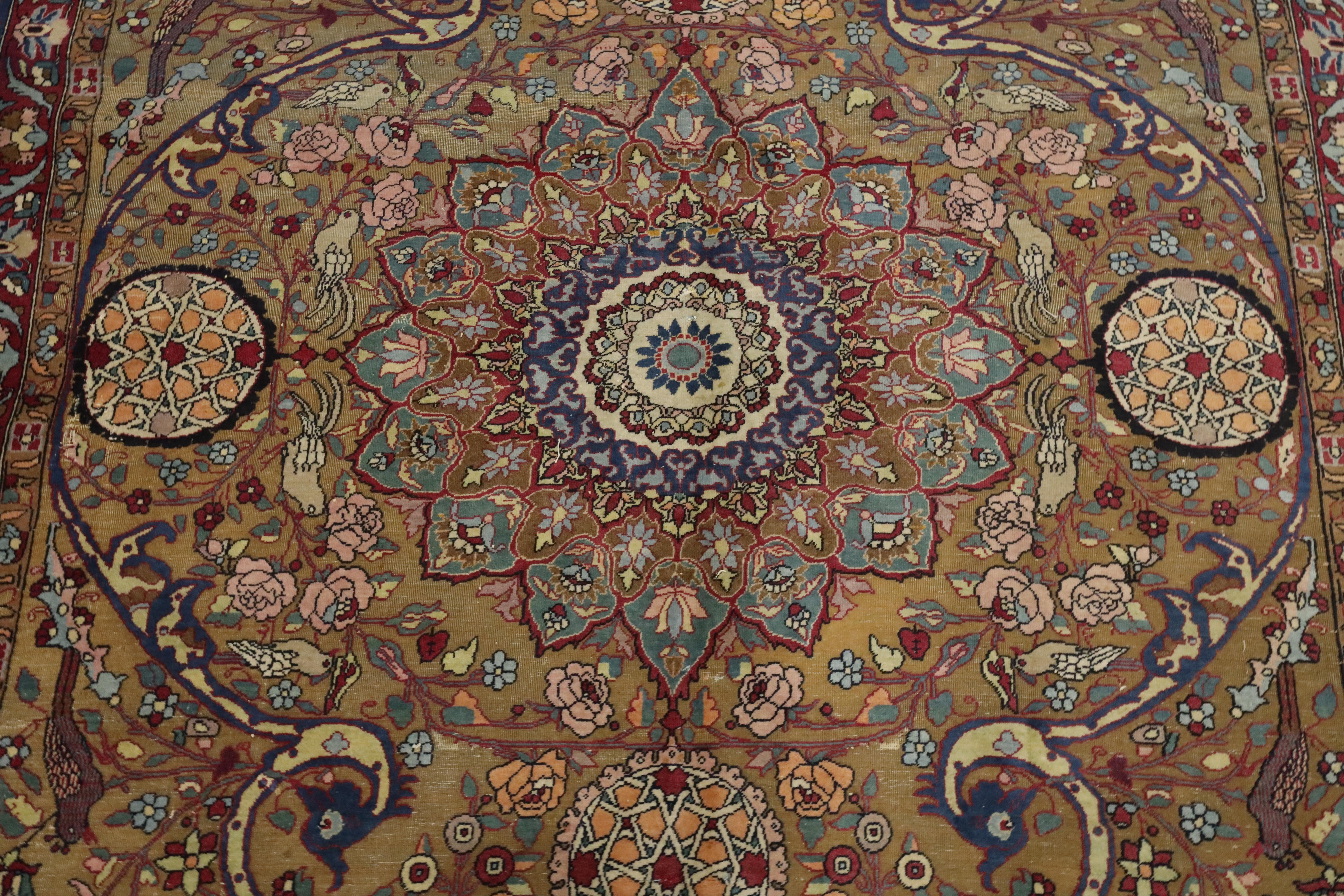 Teheran Antiker Teppich - 6'10