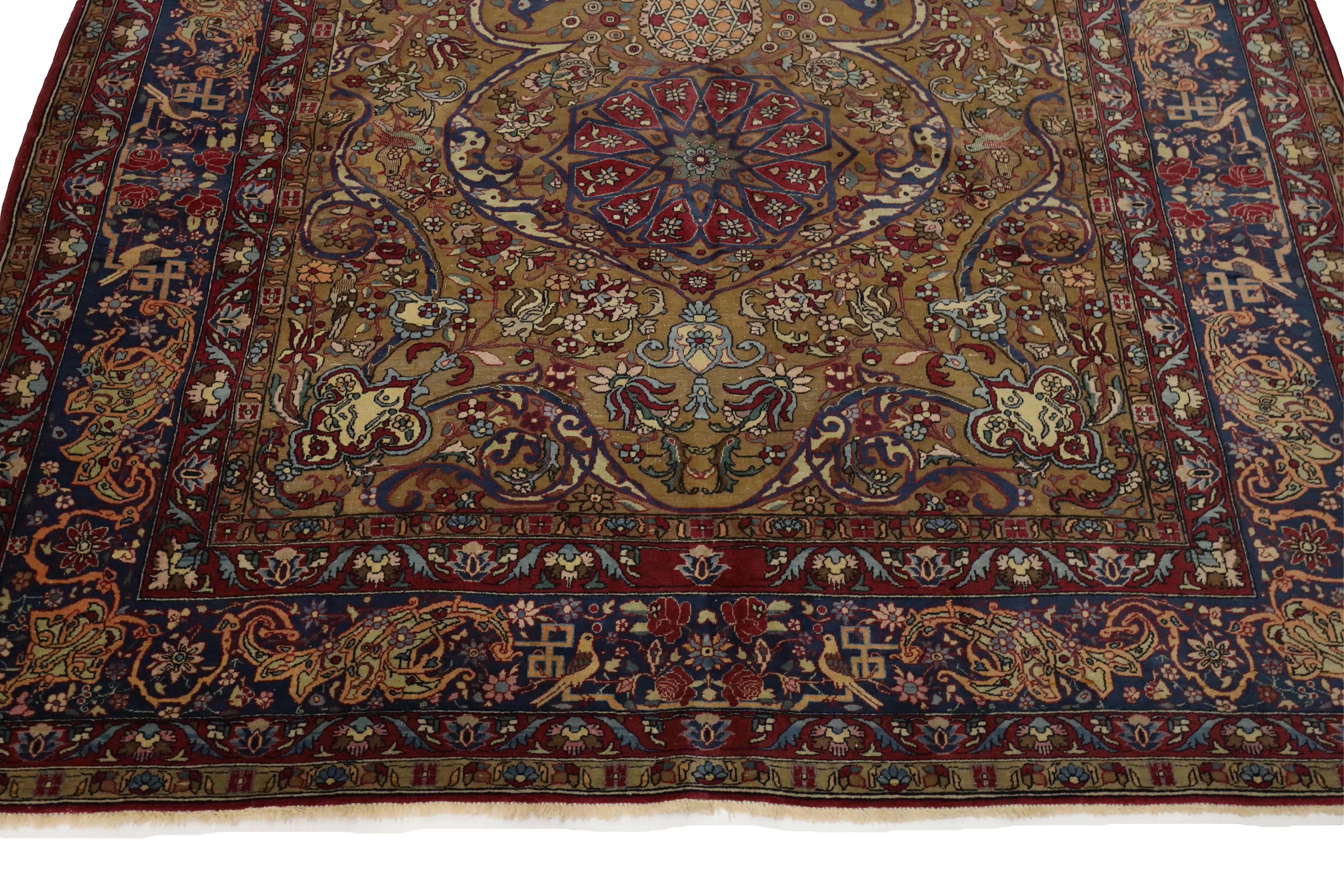 Teheran Antiker Teppich - 6'10