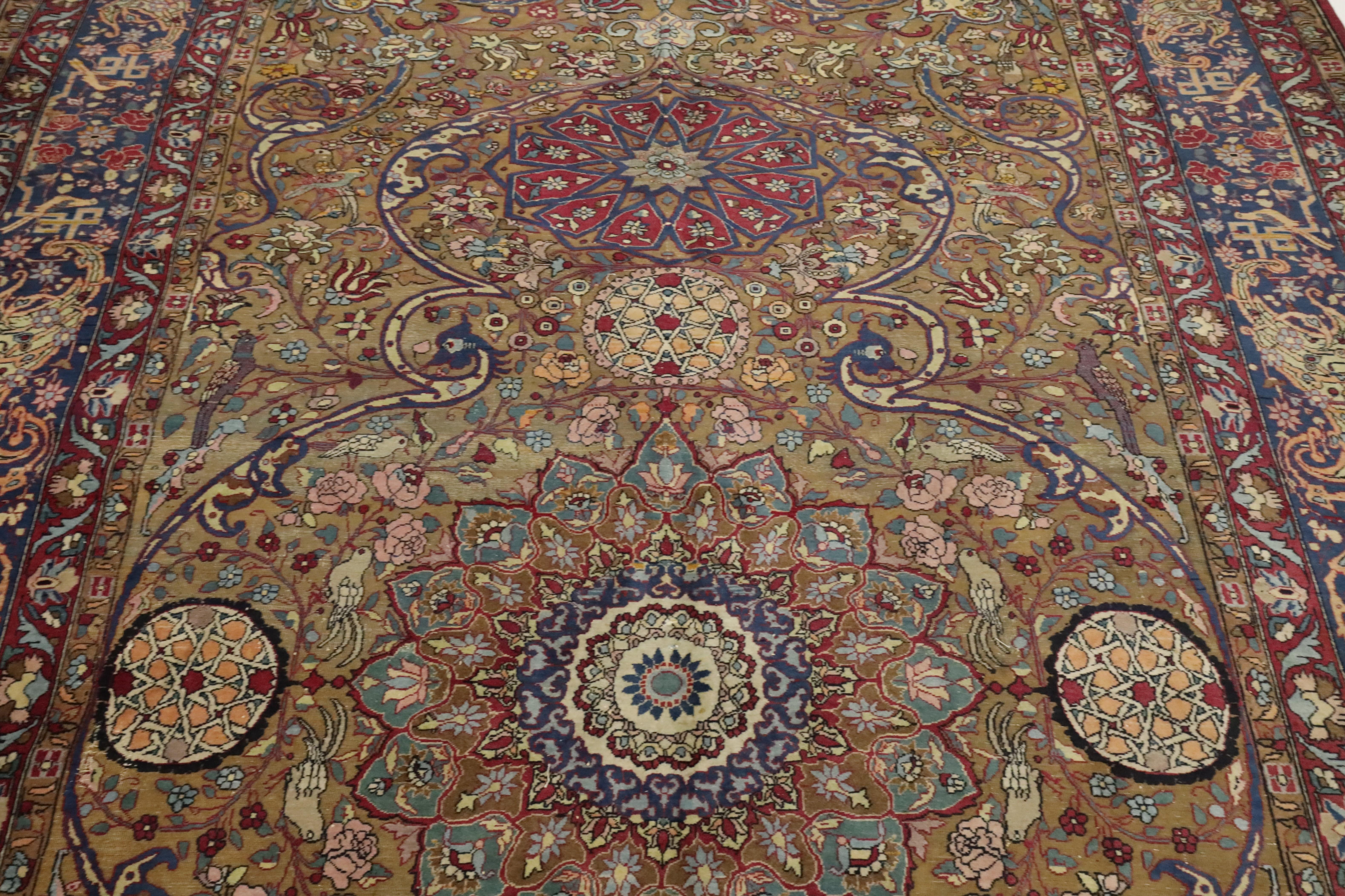 Teheran Antiker Teppich - 6'10