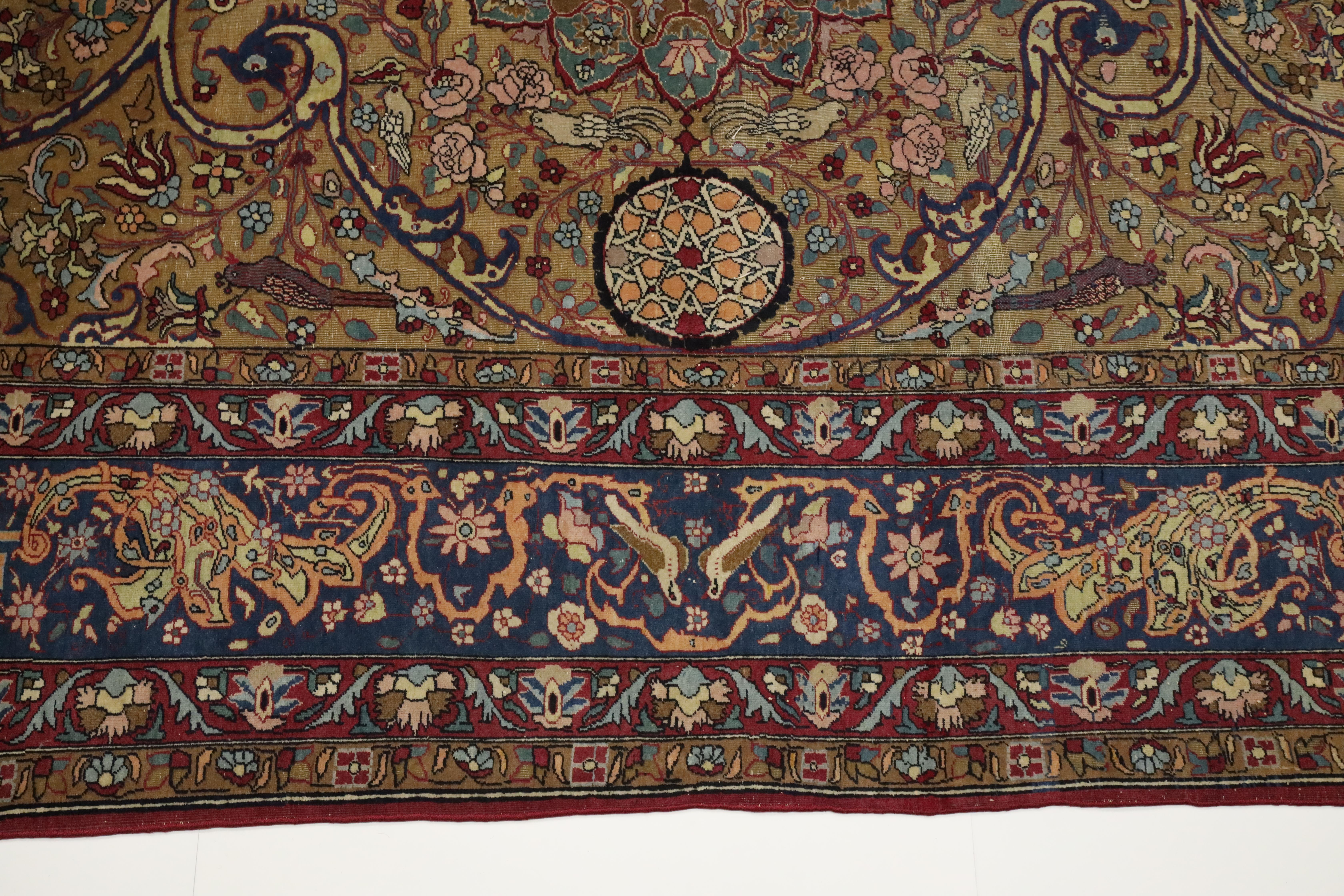 Teheran Antiker Teppich - 6'10