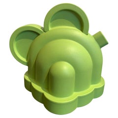 Teiera “Basilico”  in ceramica disegnata da Ettore Sottsass per Alessio Sarri.