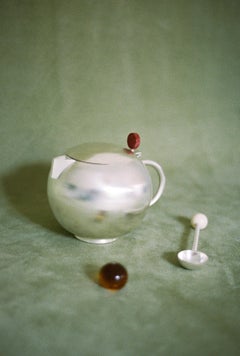 Théière Contemporary Rose Quartz Silver Plated Colour Natural Stone Handle (Théière Contemporary Rose Quartz Silver Plated Colour Natural Stone Handle (Théière Contemporary Contemporary)