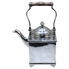 Silver teapot