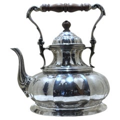 Silver teapot