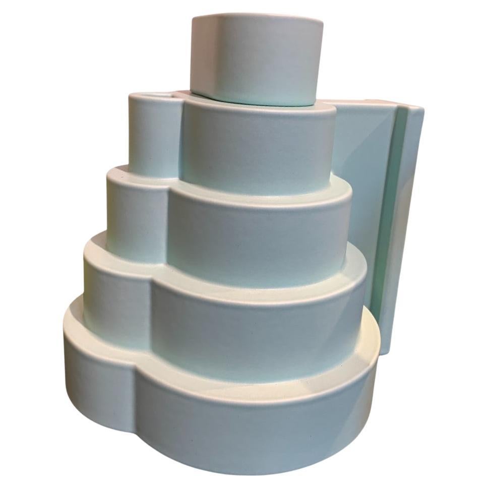 Teiera in ceramica “Lapislazuli” di Ettore Sottsass per Alessio Sarri