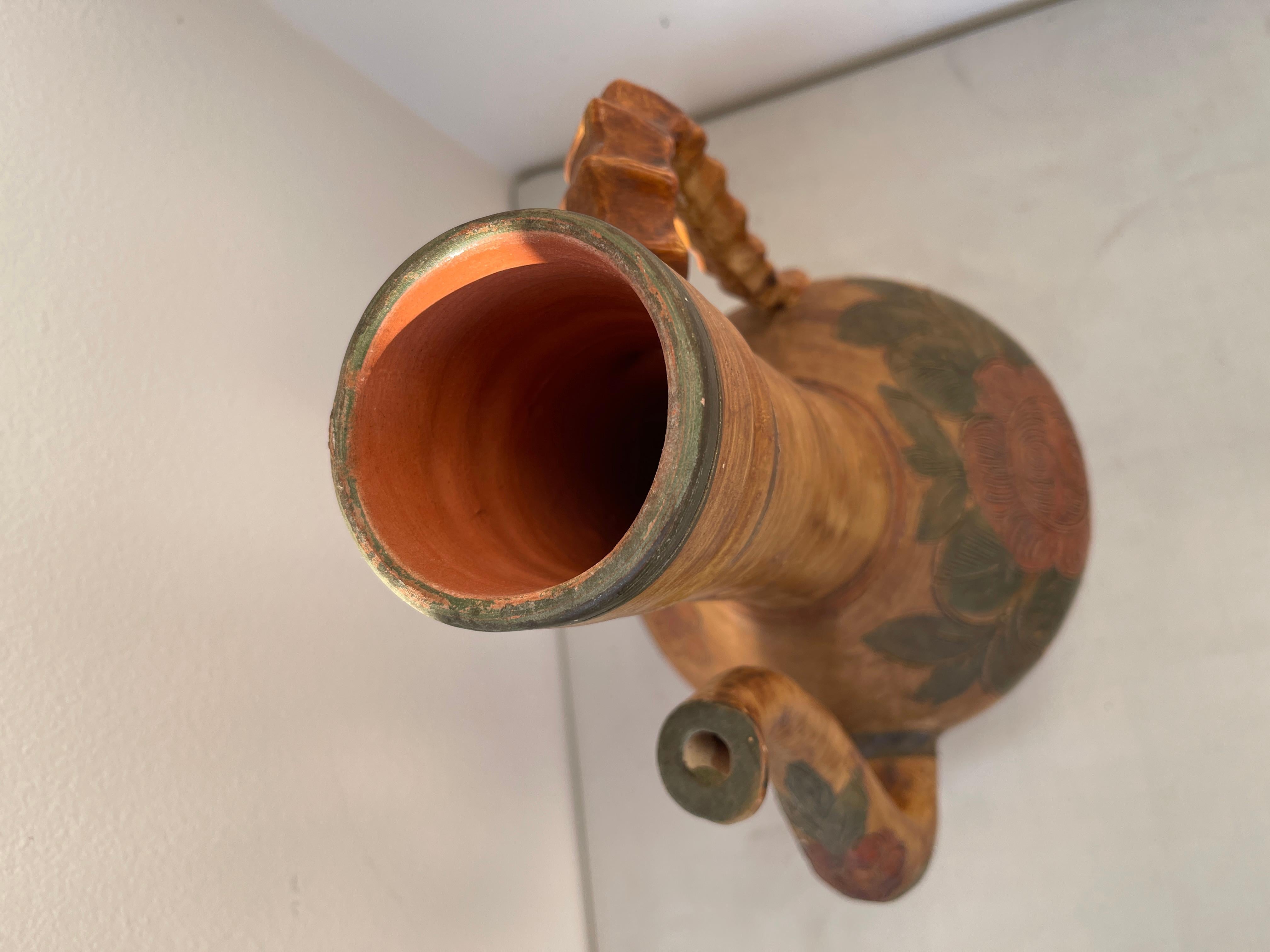 Tetera italiana de terracota años 40 en venta 4
