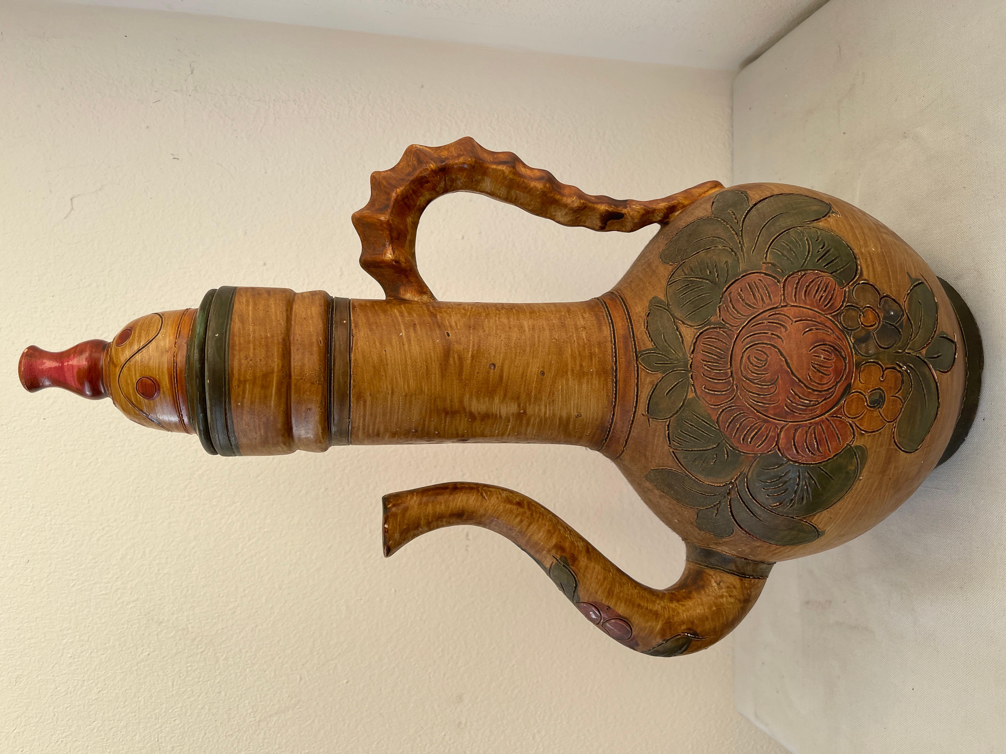 Tetera italiana de terracota años 40 Terracota en venta