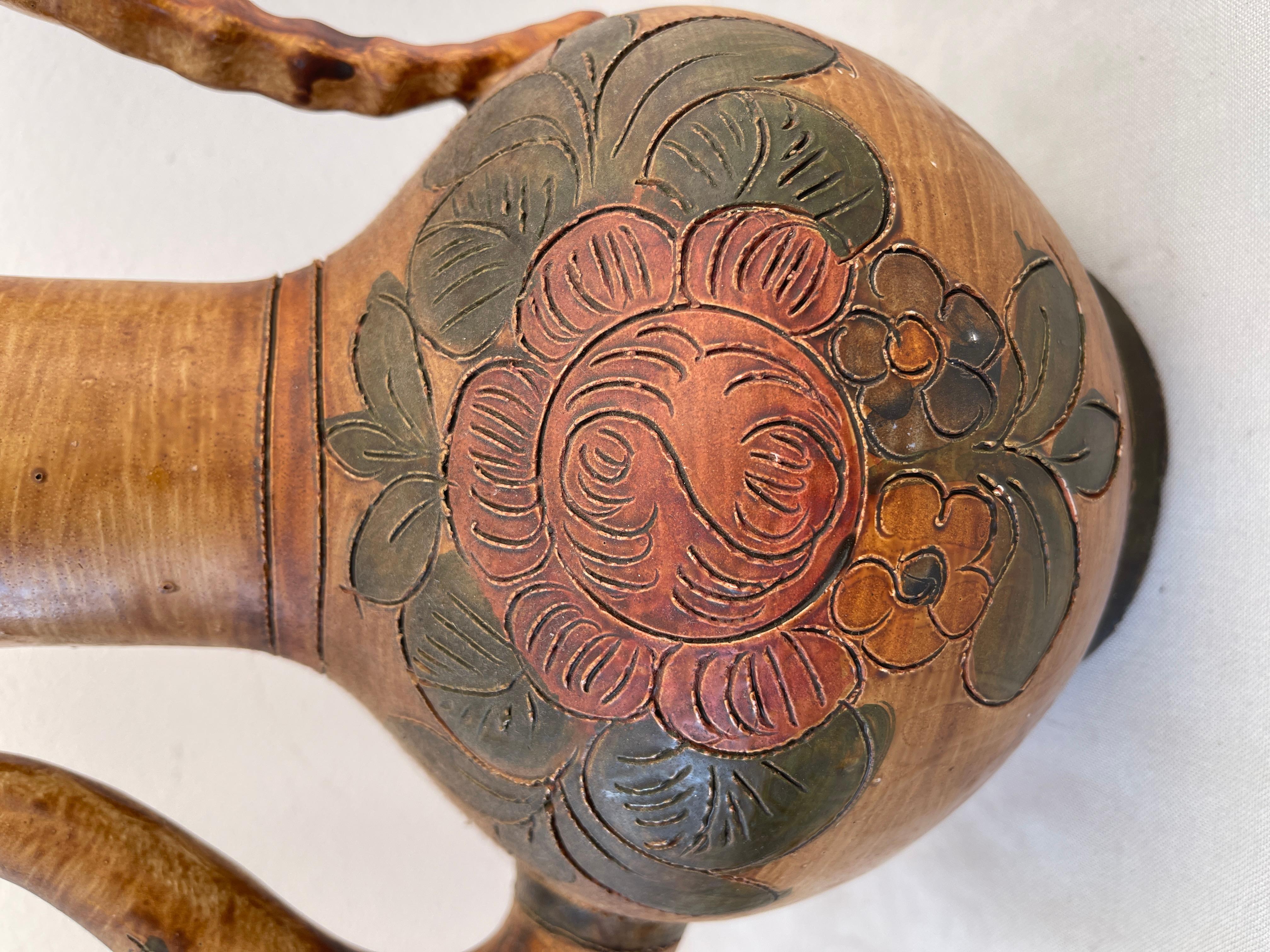 Tetera italiana de terracota años 40 en venta 2