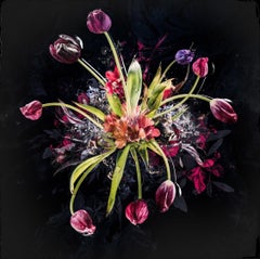Bouquet XVIII, Mixed Media on Canvas