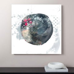 China Delight Study, Mixed Media on Canvas