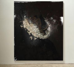 Floracollar, technique mixte sur toile