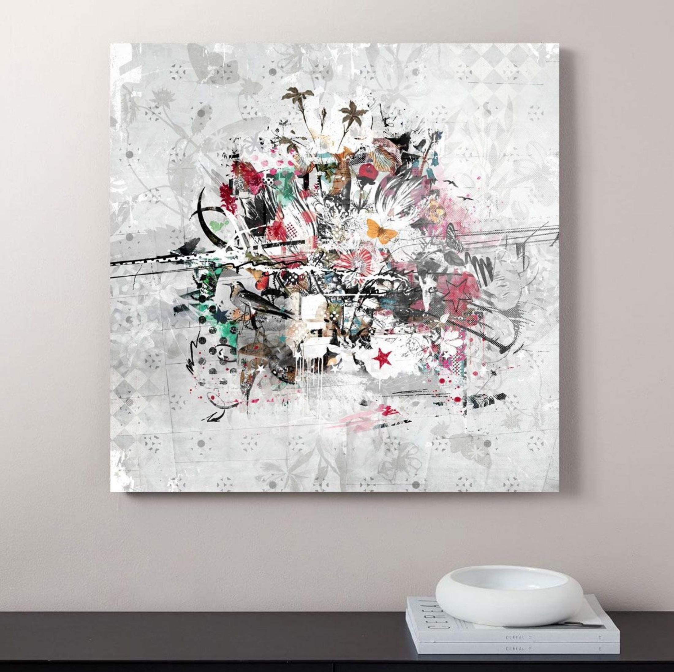 HIGHWAY DUST, Mixed Media on Canvas - Other Art Style Mixed Media Art by teis albers
