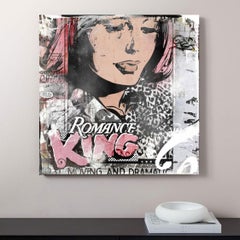 Romance King, Mixed Media auf Leinwand