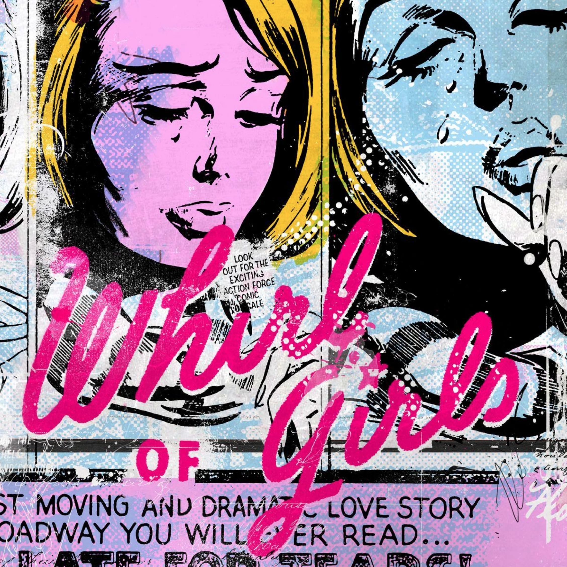 Whirl of girls, Mixed Media on Canvas