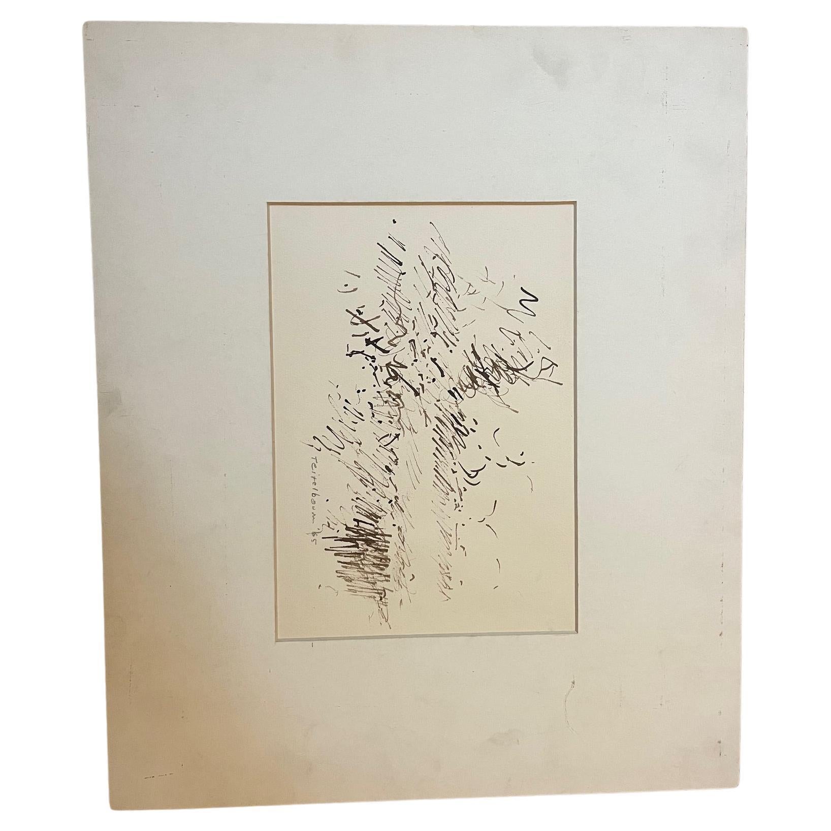 Teitelbaum Tinta sobre papel