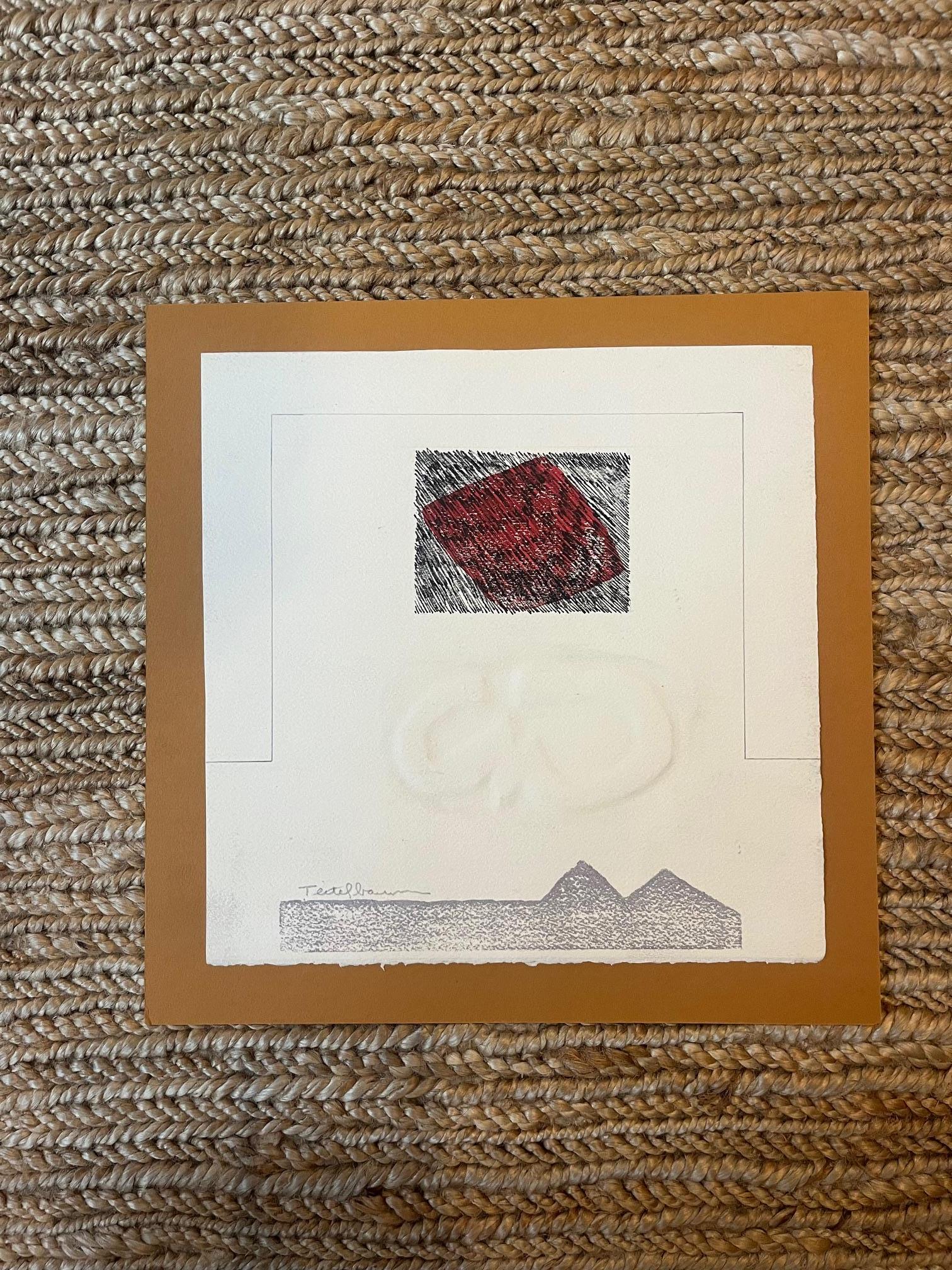Teitelbaum Art mixte sur papier Bon état - En vente à New York, NY