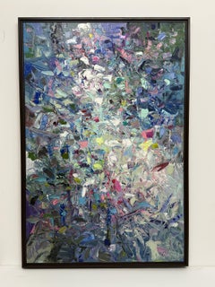 Aqua Earth by Tejinder Kanda - Contemporary Impasto Painting