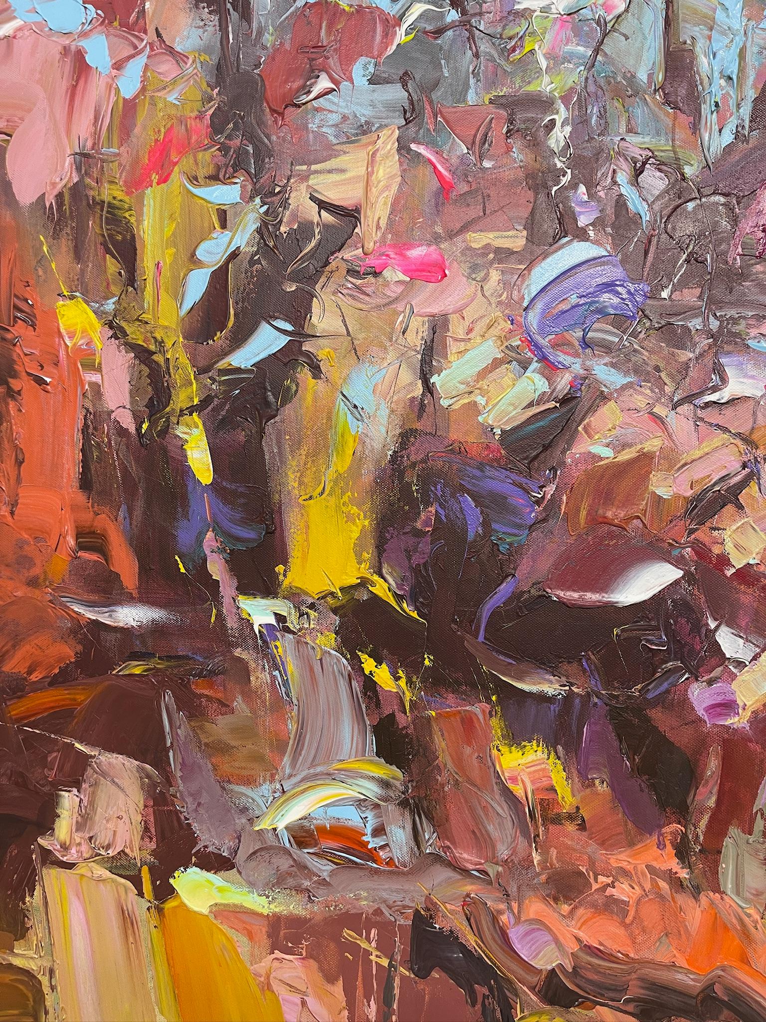 The Colours of the Wind von Tejinder Kanda - Zeitgenössische Impasto-Malerei im Angebot 11
