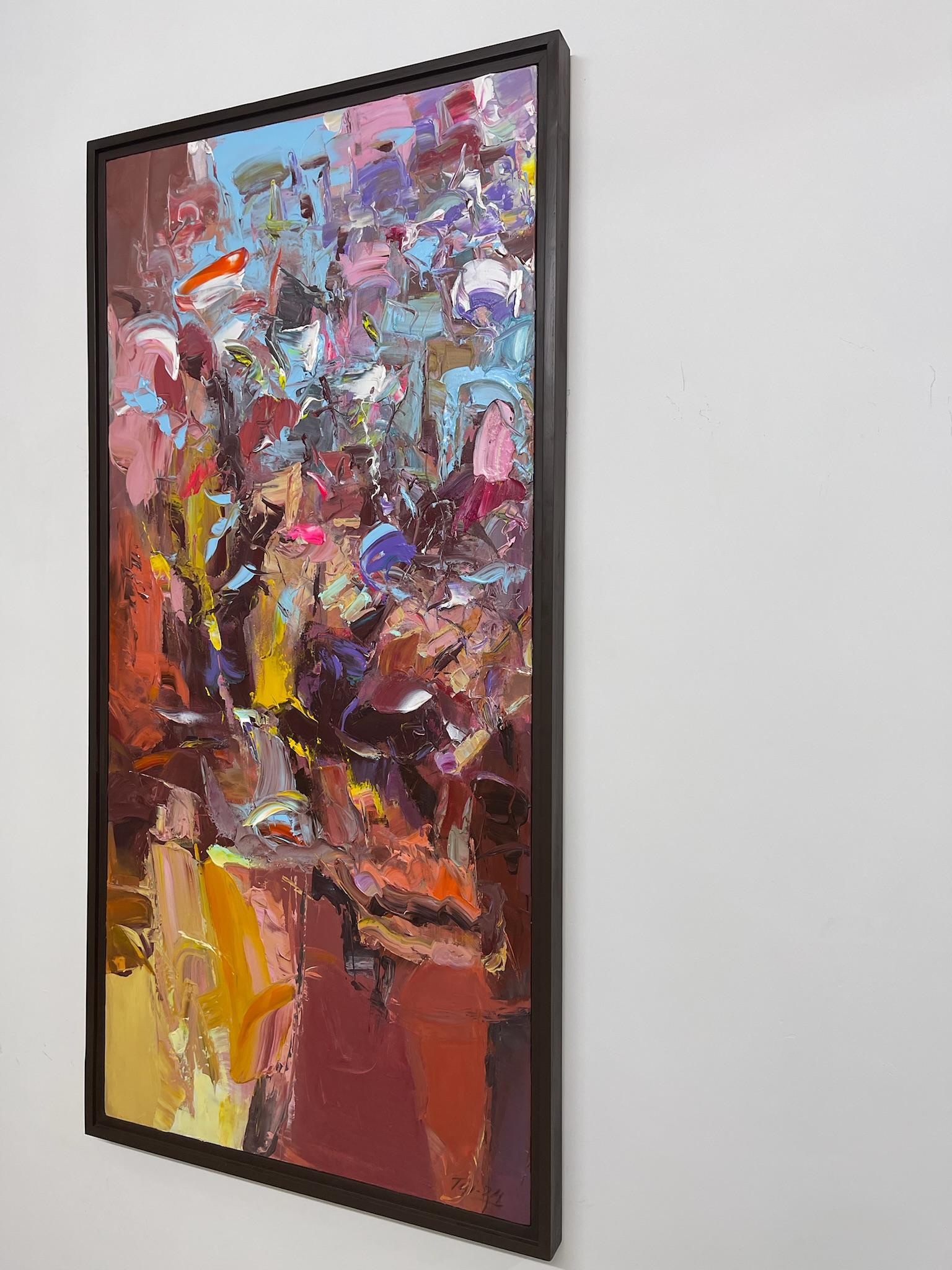 The Colours of the Wind von Tejinder Kanda - Zeitgenössische Impasto-Malerei im Angebot 12