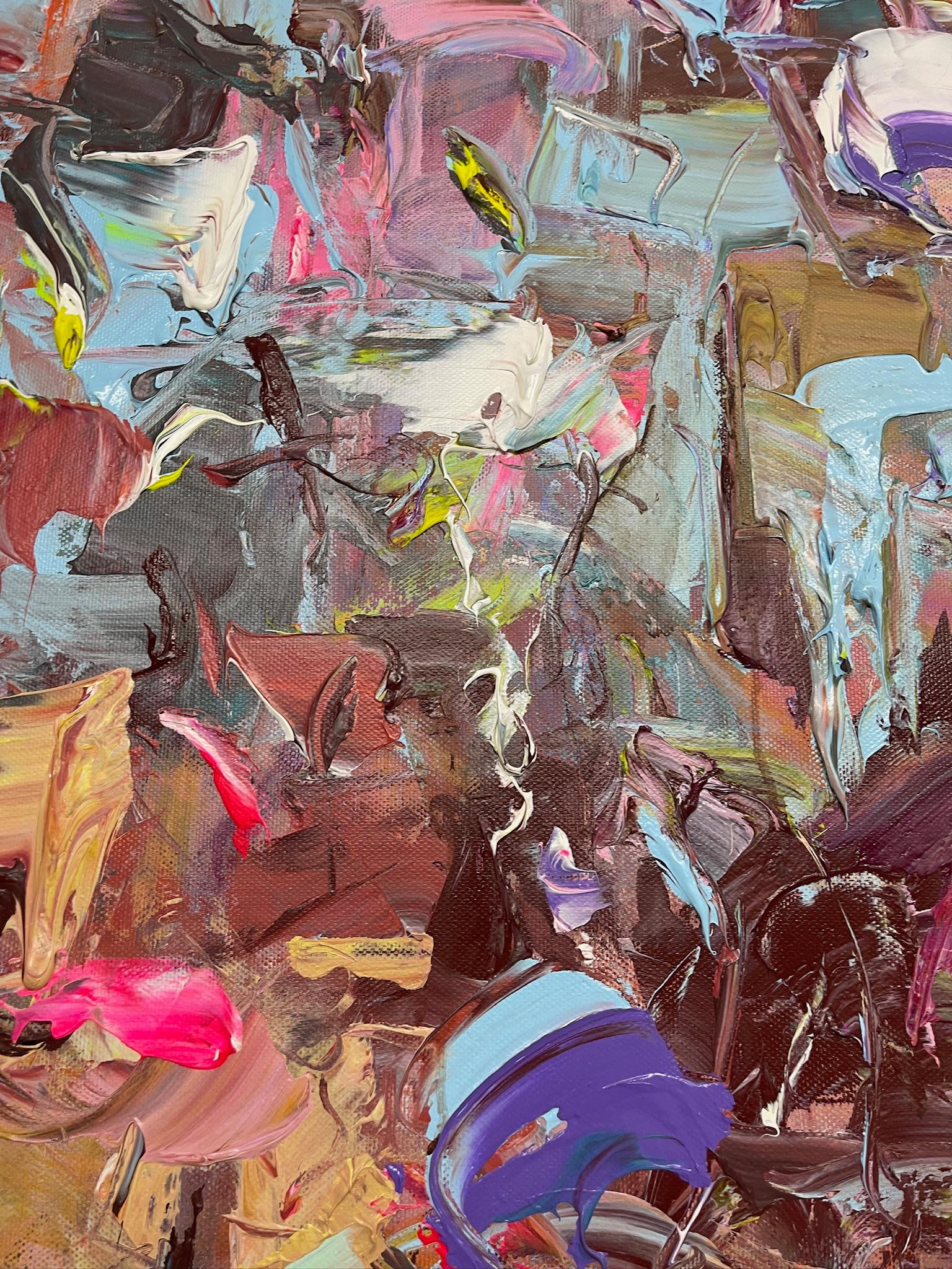 The Colours of the Wind von Tejinder Kanda - Zeitgenössische Impasto-Malerei im Angebot 13