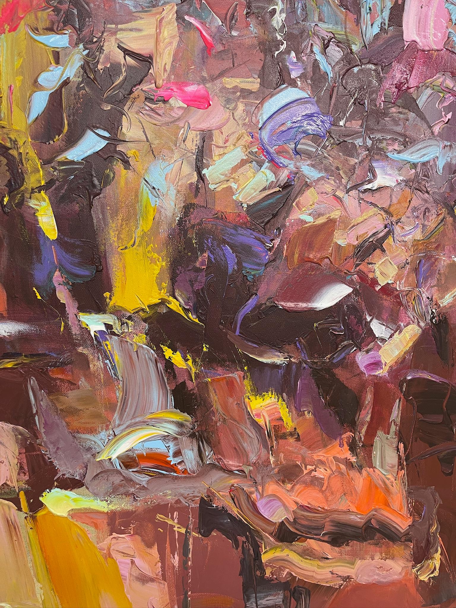 The Colours of the Wind von Tejinder Kanda - Zeitgenössische Impasto-Malerei im Angebot 7