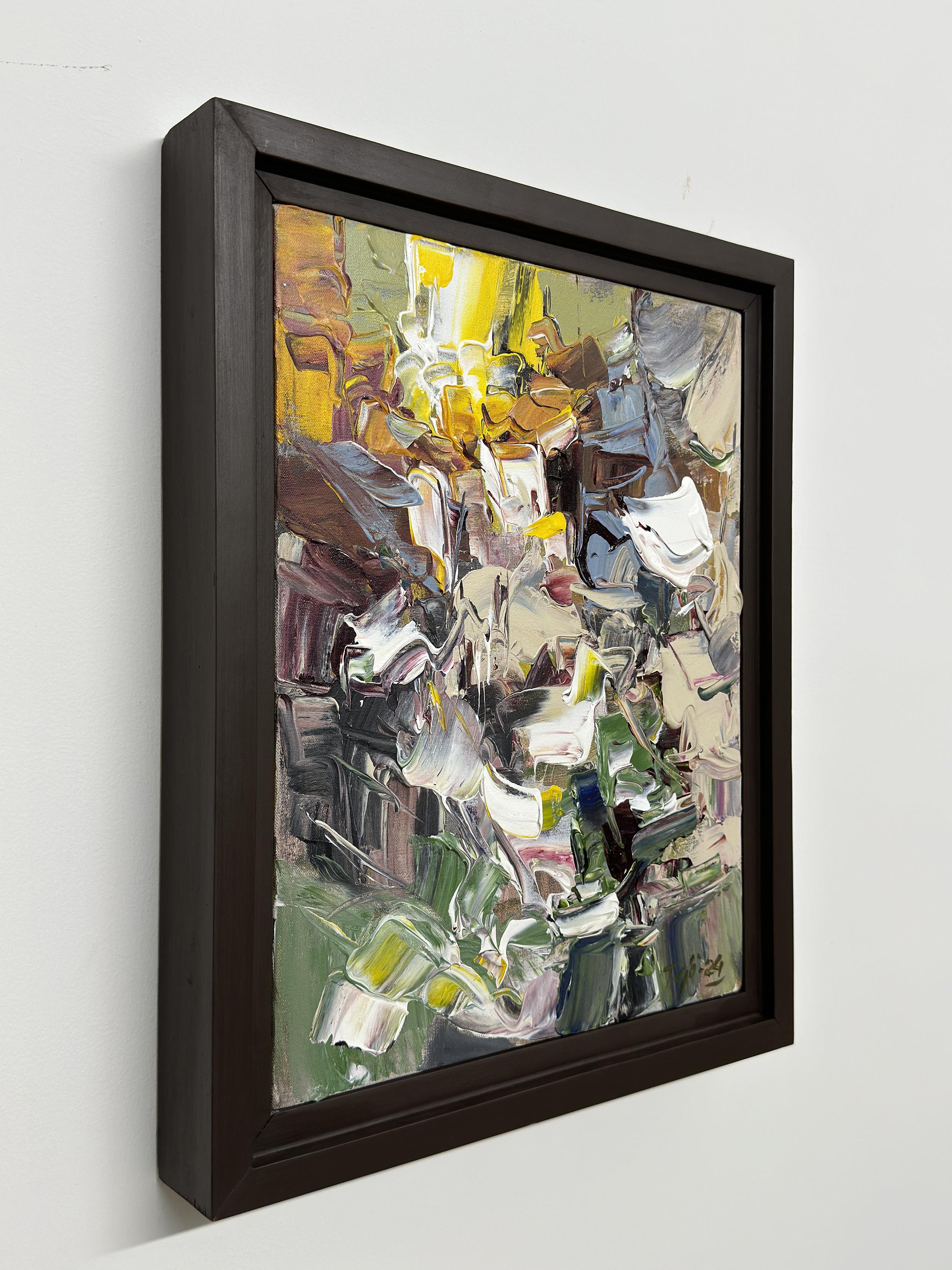 Continuum II by Tejinder Kanda - Contemporary Impasto Painting For Sale 13