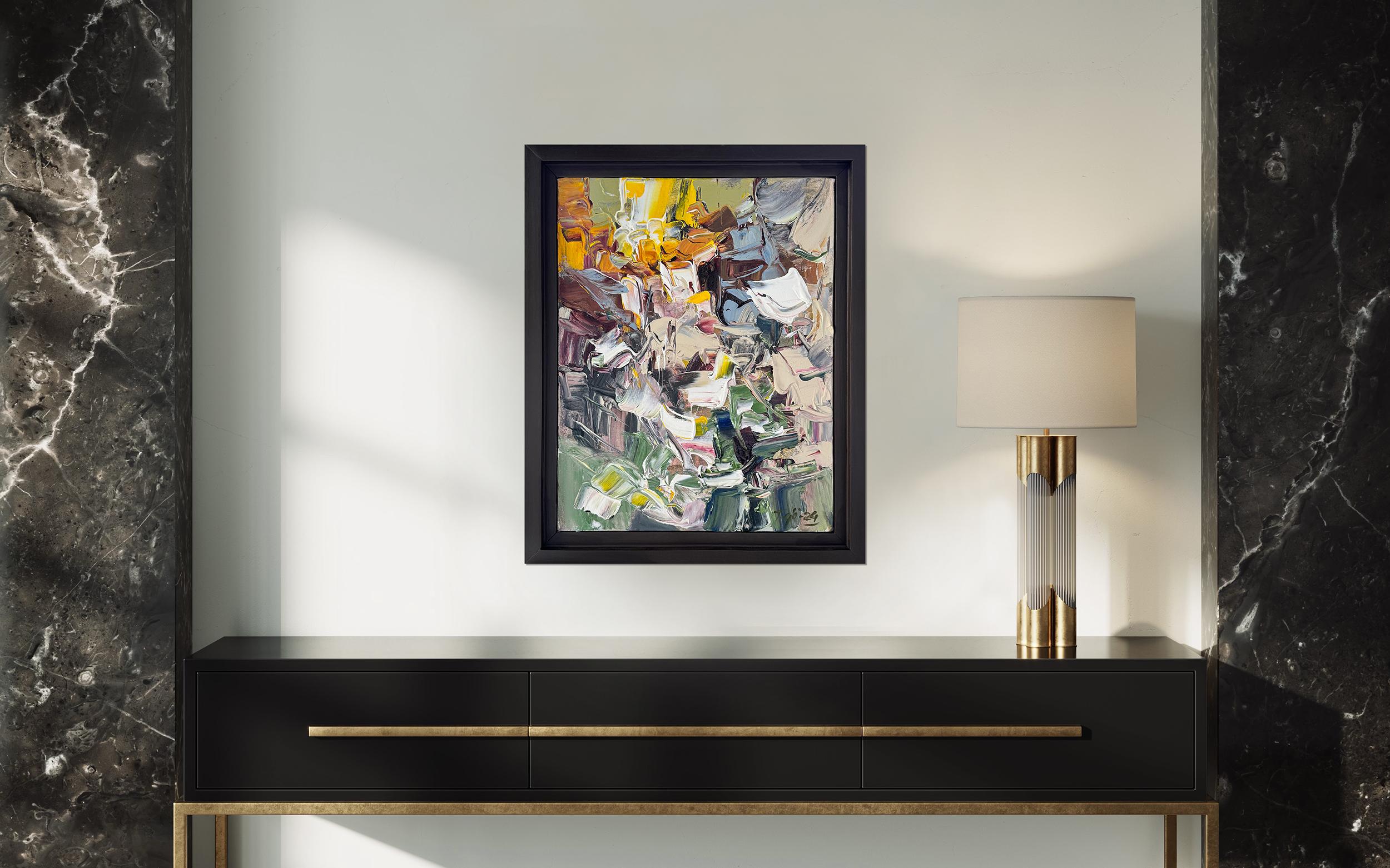 Continuum II by Tejinder Kanda - Contemporary Impasto Painting For Sale 3