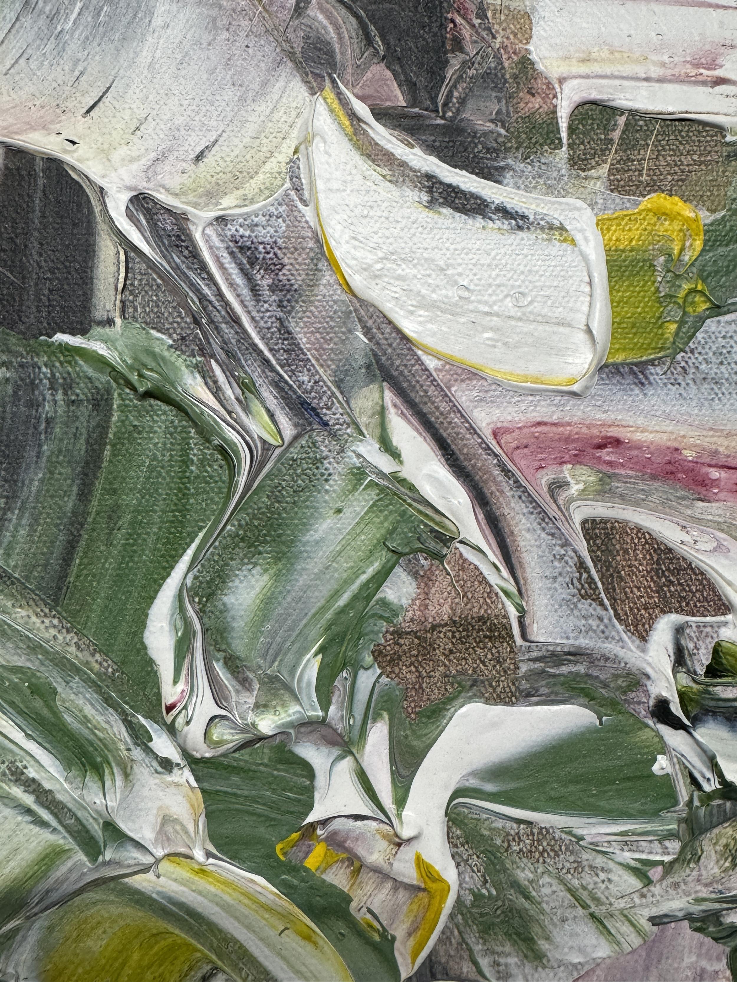 Continuum II by Tejinder Kanda - Contemporary Impasto Painting For Sale 4