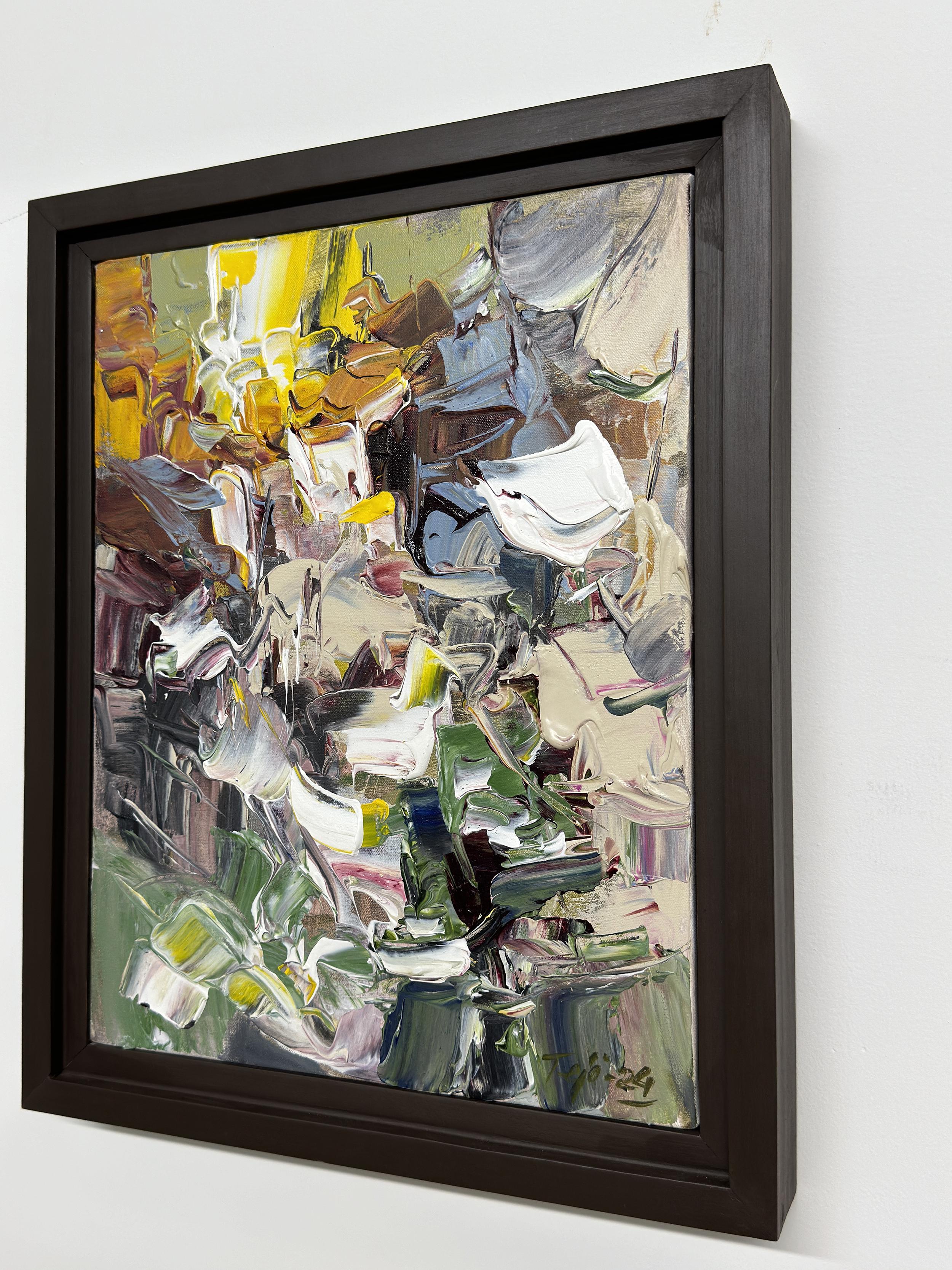 Continuum II by Tejinder Kanda - Contemporary Impasto Painting For Sale 5