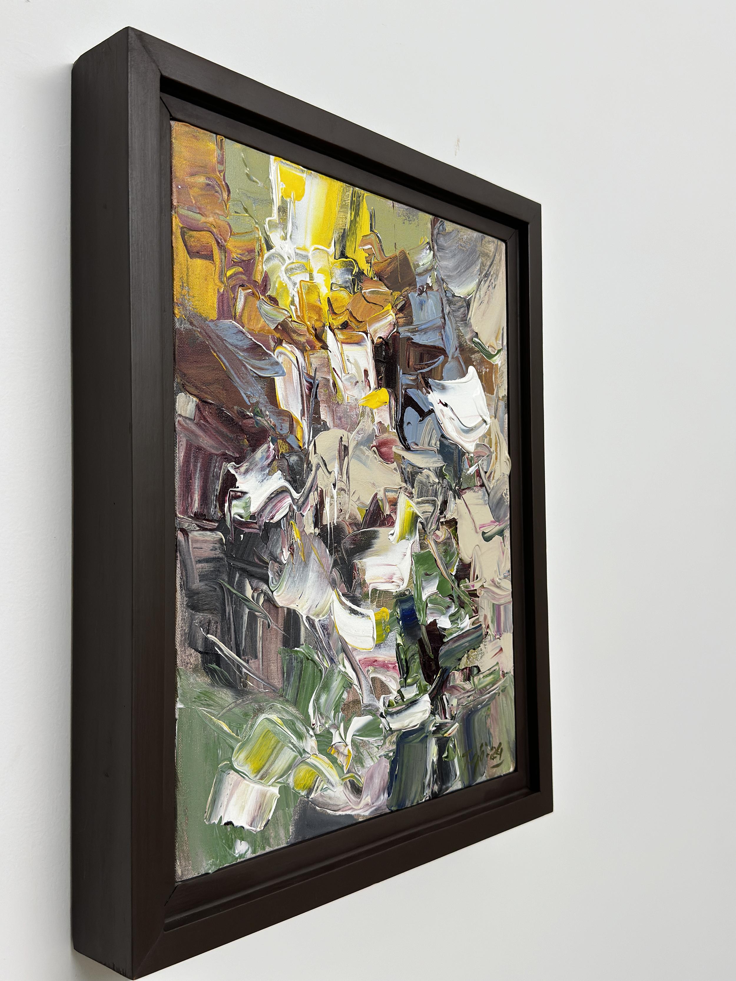 Continuum II by Tejinder Kanda - Contemporary Impasto Painting For Sale 7
