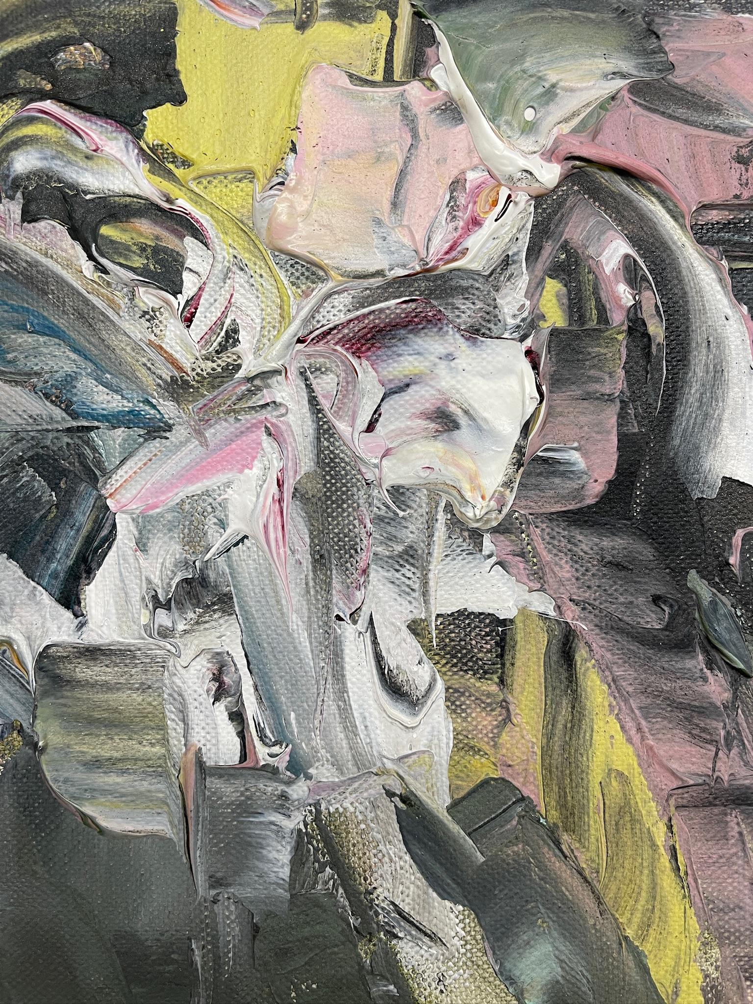 Continuum III by Tejinder Kanda - Contemporary Impasto Painting For Sale 9