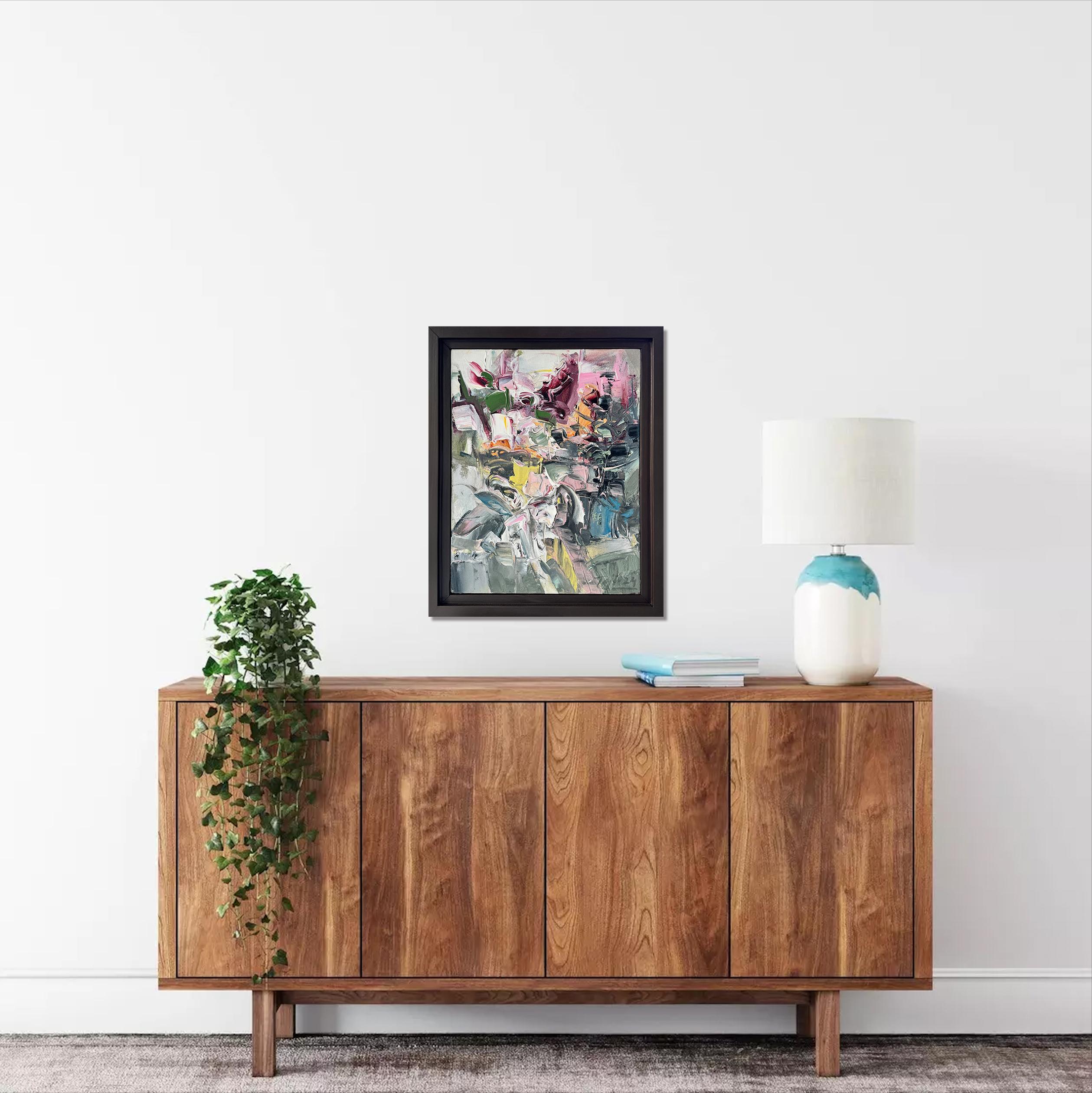Continuum III by Tejinder Kanda - Contemporary Impasto Painting For Sale 11