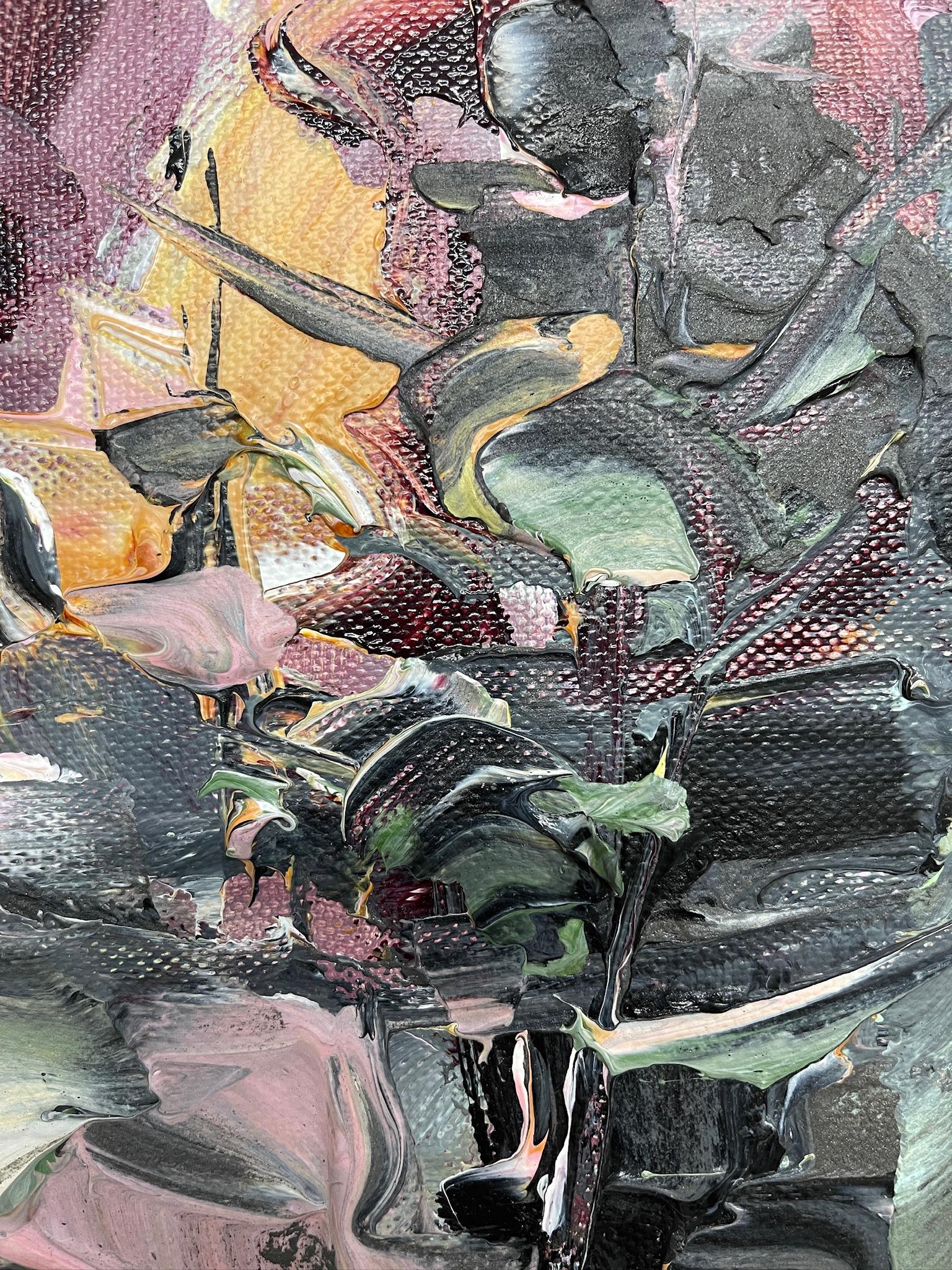 Continuum III by Tejinder Kanda - Contemporary Impasto Painting For Sale 12