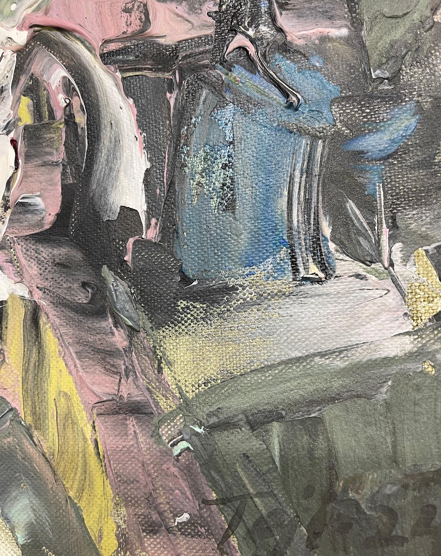 Continuum III by Tejinder Kanda - Contemporary Impasto Painting For Sale 13