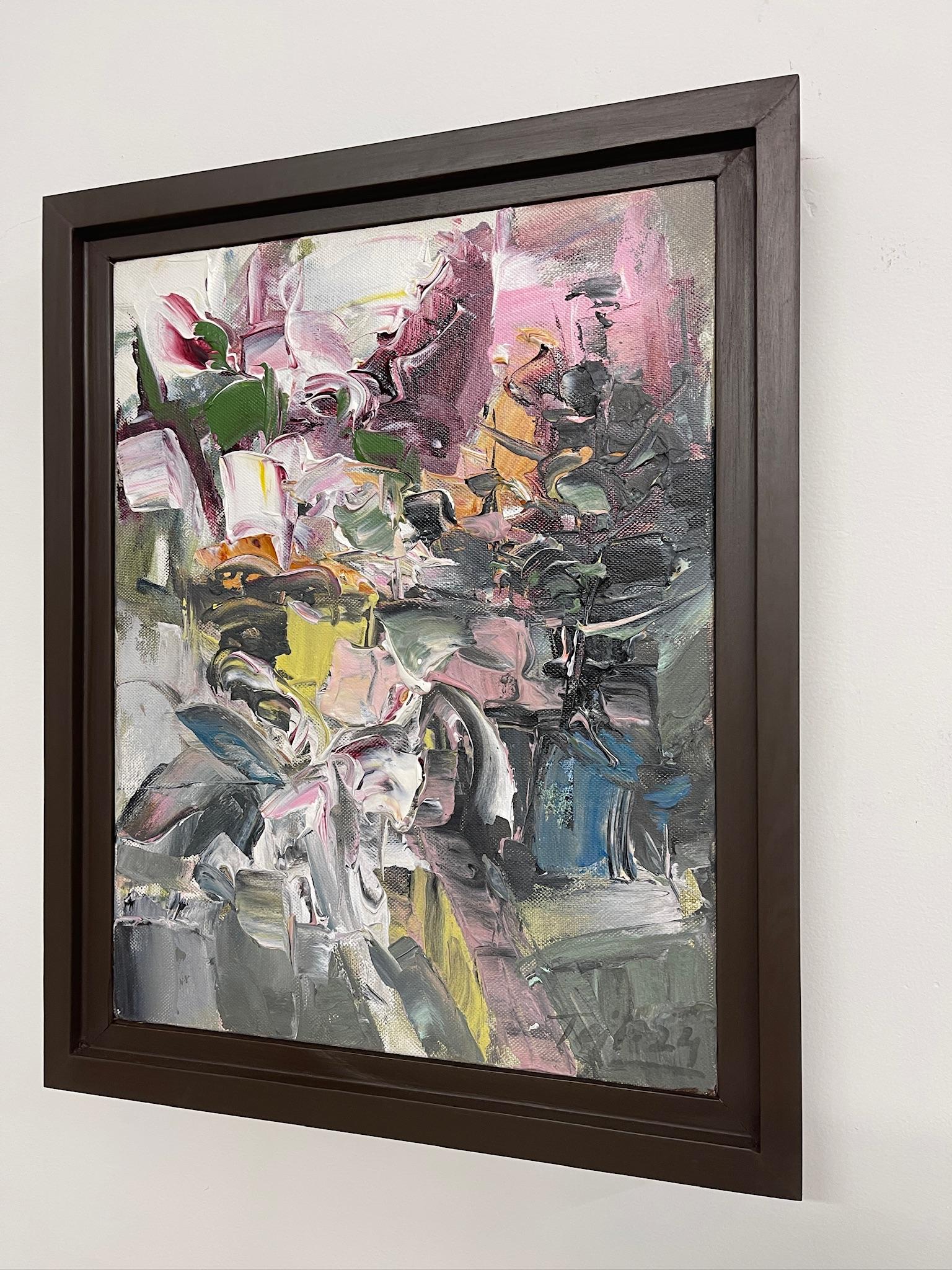 Continuum III by Tejinder Kanda - Contemporary Impasto Painting For Sale 1