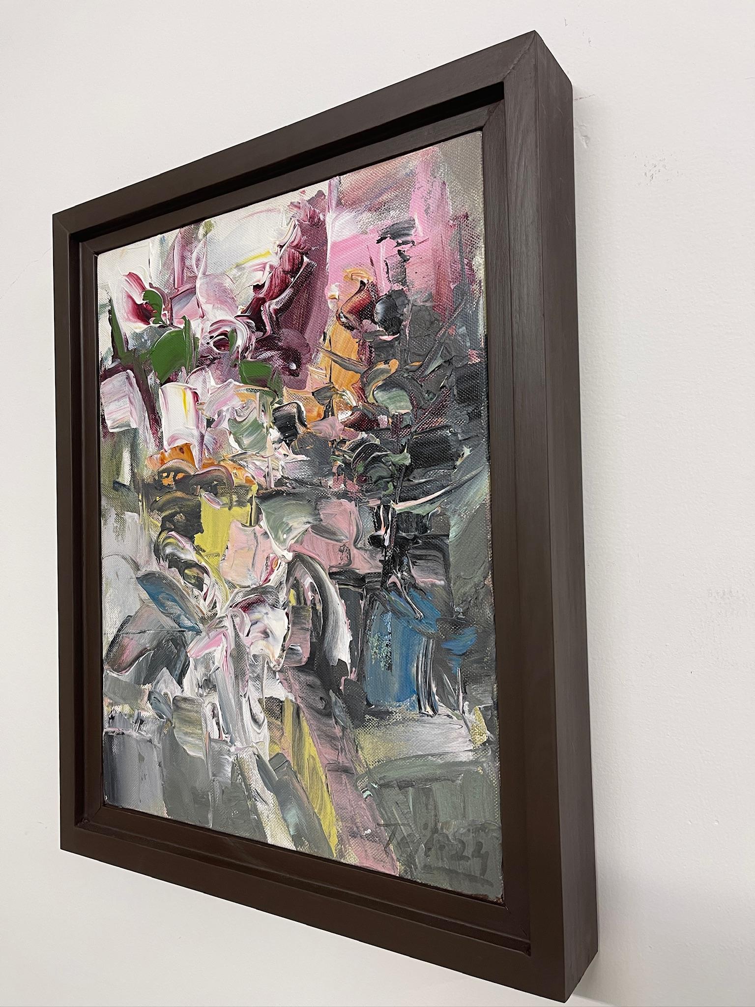 Continuum III by Tejinder Kanda - Contemporary Impasto Painting For Sale 4