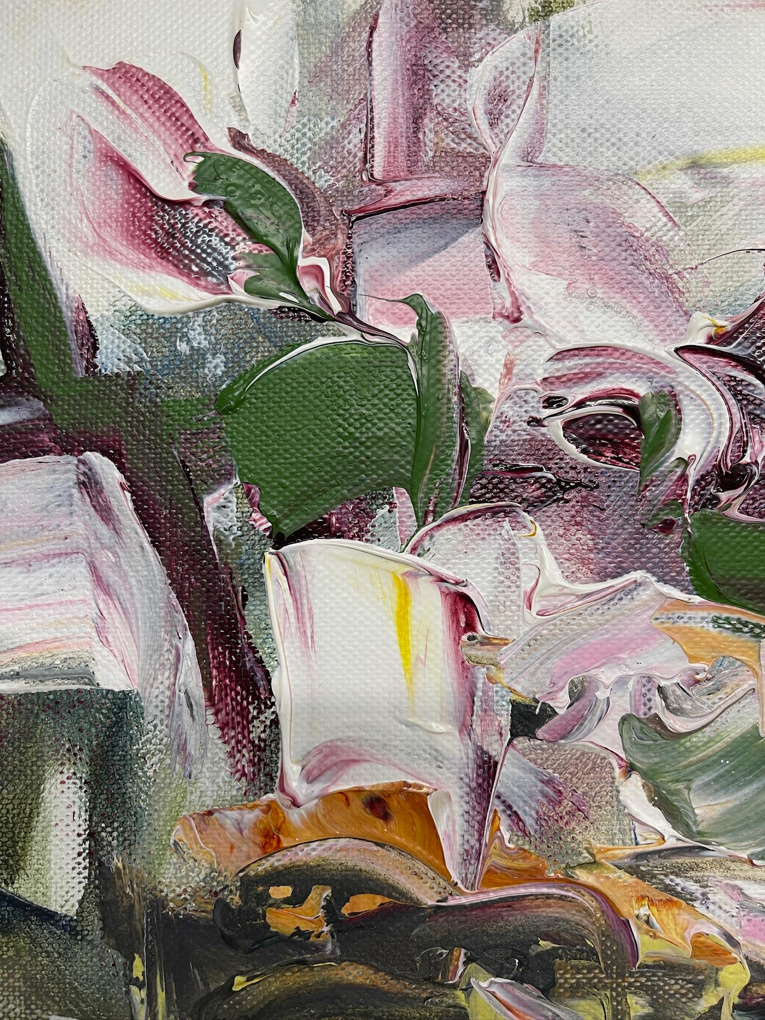Continuum III by Tejinder Kanda - Contemporary Impasto Painting For Sale 5