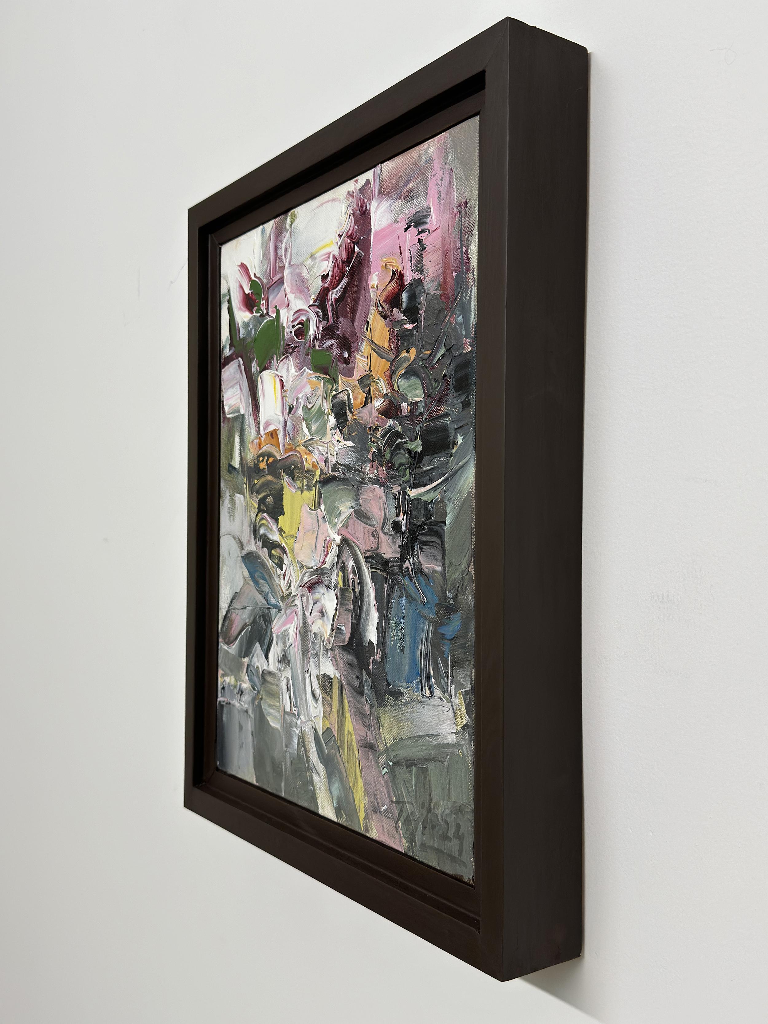 Continuum III by Tejinder Kanda - Contemporary Impasto Painting For Sale 6
