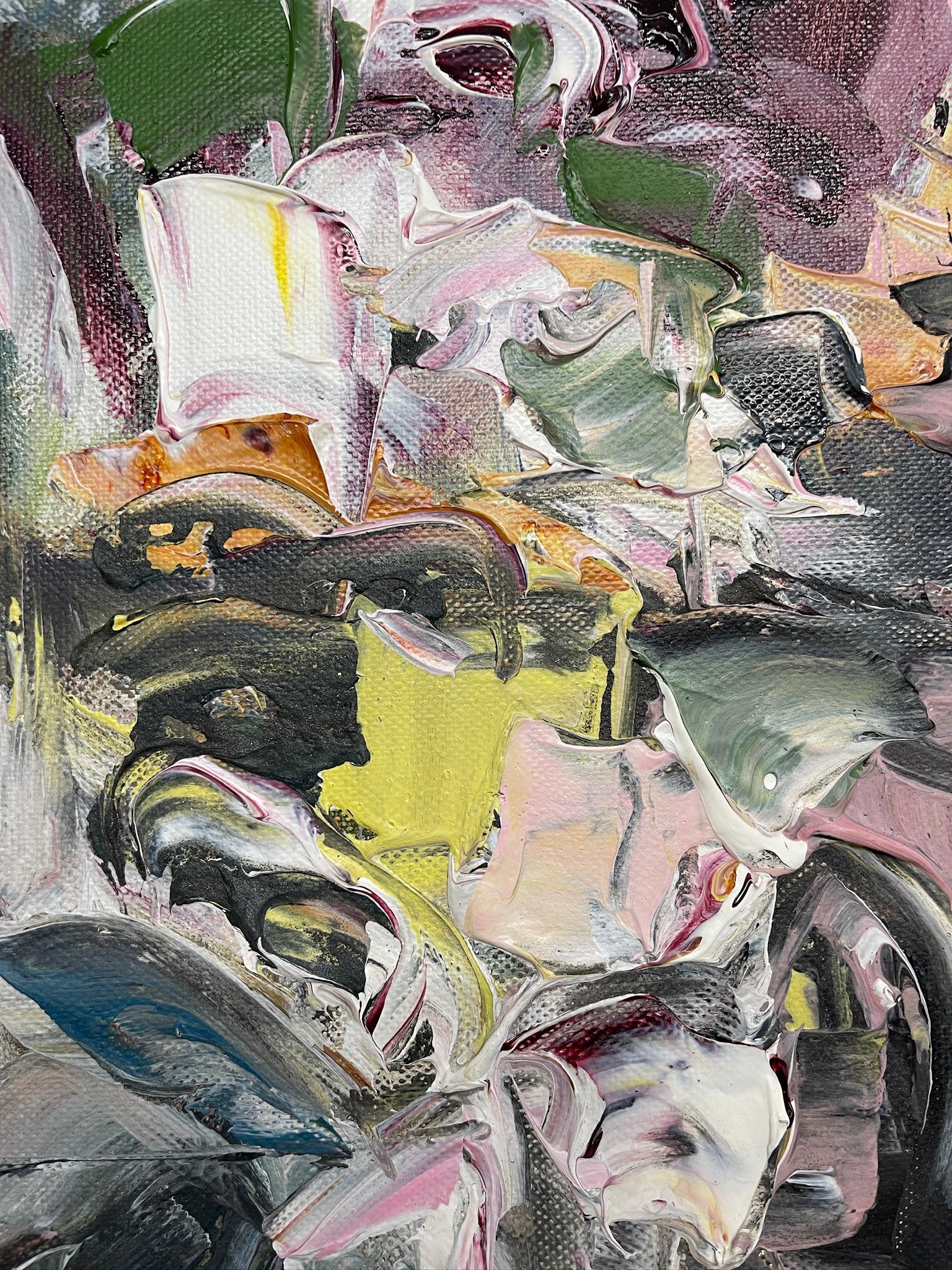 Continuum III by Tejinder Kanda - Contemporary Impasto Painting For Sale 7